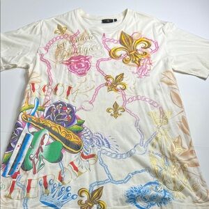 Christian Audigier White T-Shirt